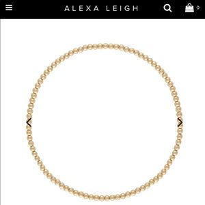 Alexa Leigh 2mm gold filled bracelet x 2